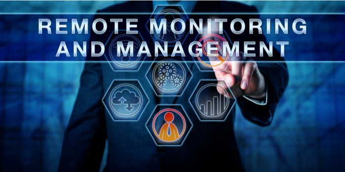 Monitoring management remote software