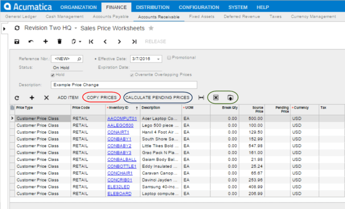 ACUMATICA PRICING