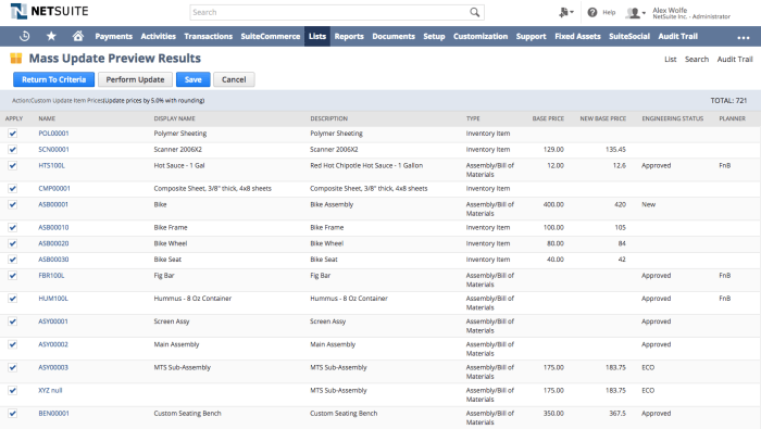 NETSUITE PRICING STRUCTURE