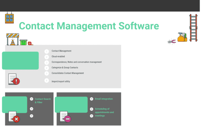 Contact management software crm agile timeline contacts data