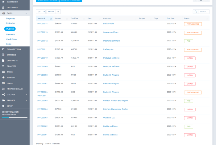 PERFEX CRM DEMO