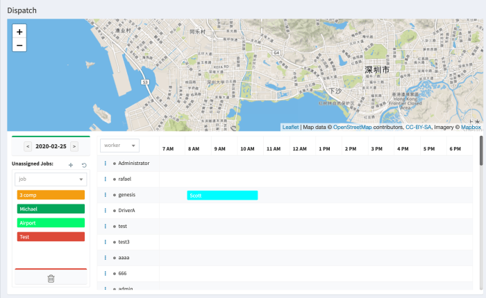 Dispatch taxicaller taxi system console software based pulse monitor business easy made