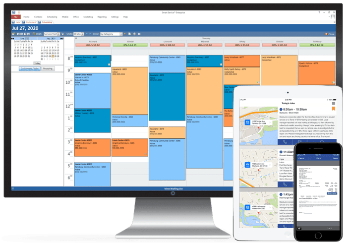 Hvac dispatch scheduling