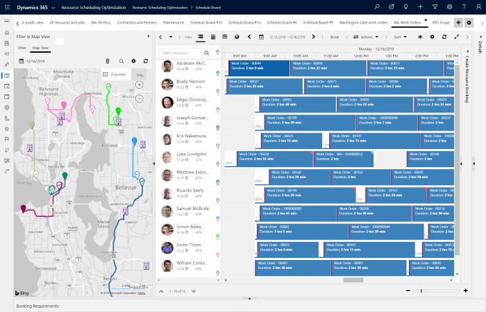 Scheduling software field service