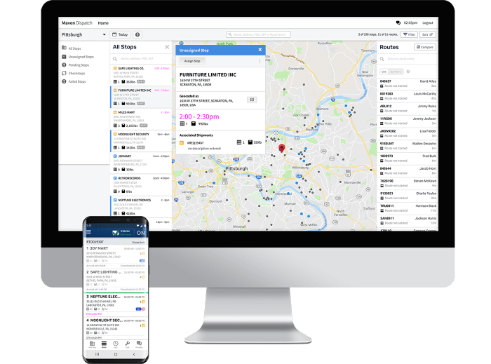 Dispatch dispatcher driver coded