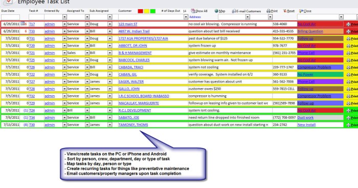 HVAC SERVICE AGREEMENT SOFTWARE