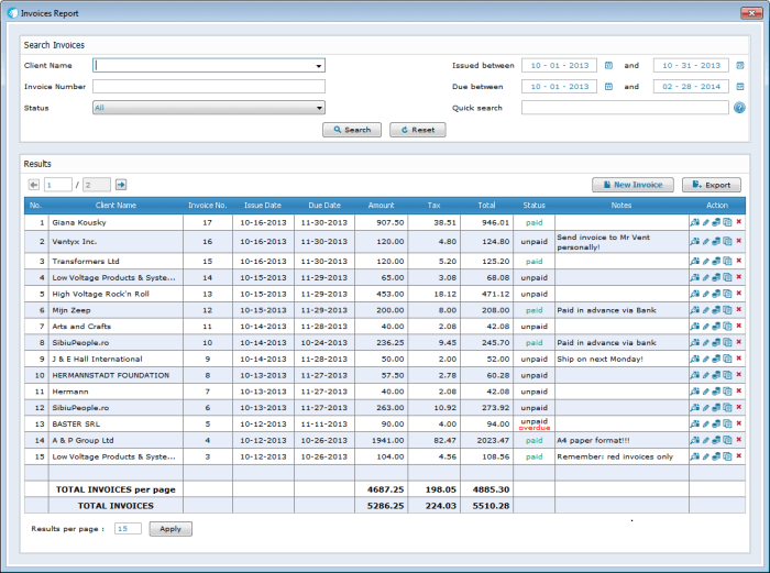 FIELD SERVICE BILLING SOFTWARE