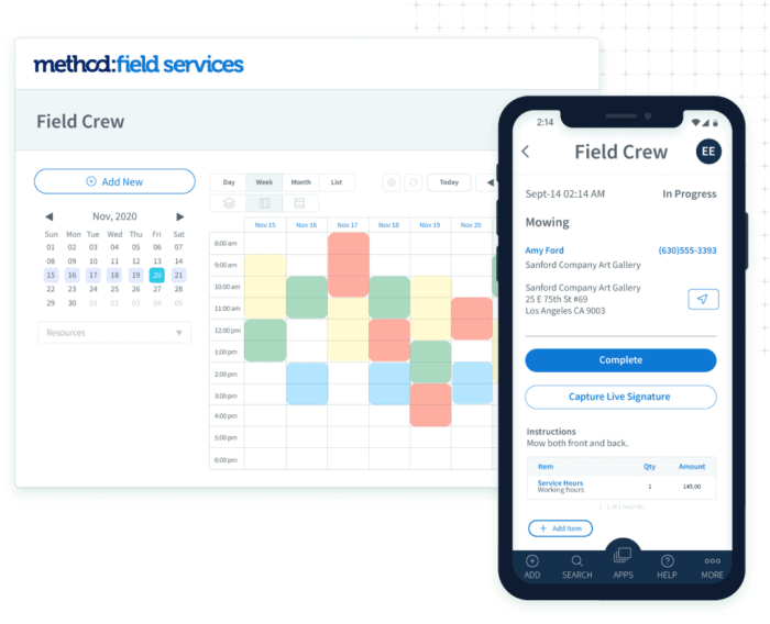 FIELD SCHEDULING APP