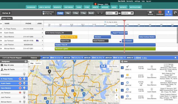 MAINTENANCE DISPATCH SOFTWARE