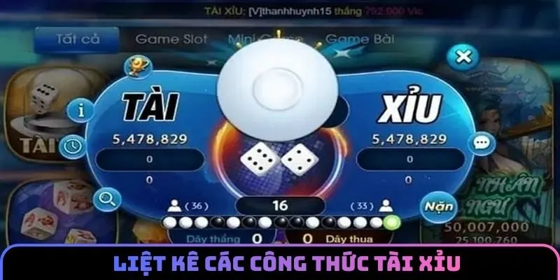 Tổng hợp các công thức tài xỉu đúc kết từ cao thủ